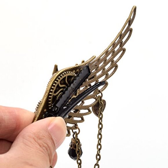 Vintage Steampunk Hair Clip Gothic Headwear Unisex Halloween Cosplay main image 4